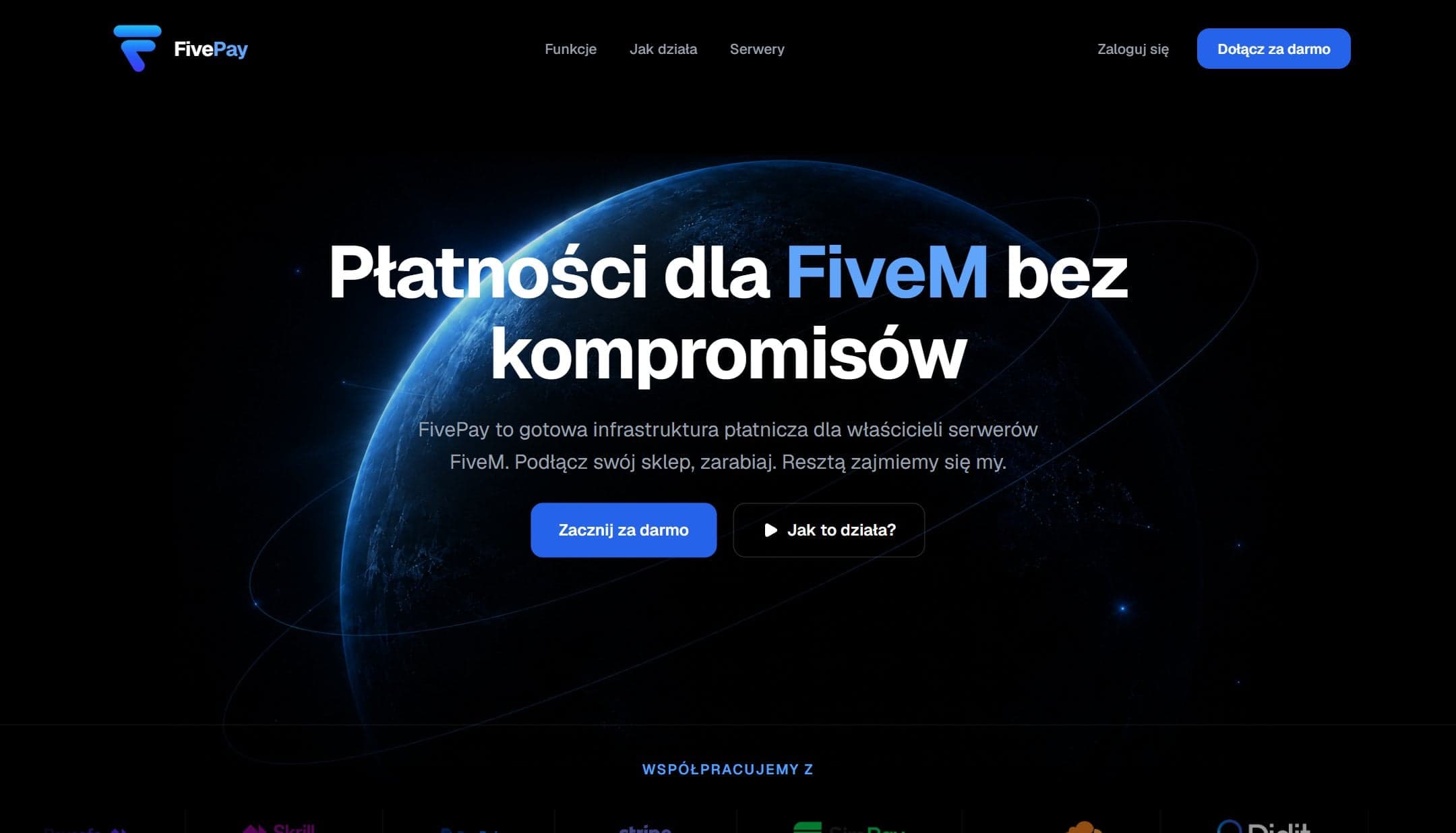 FivePay: strona główna